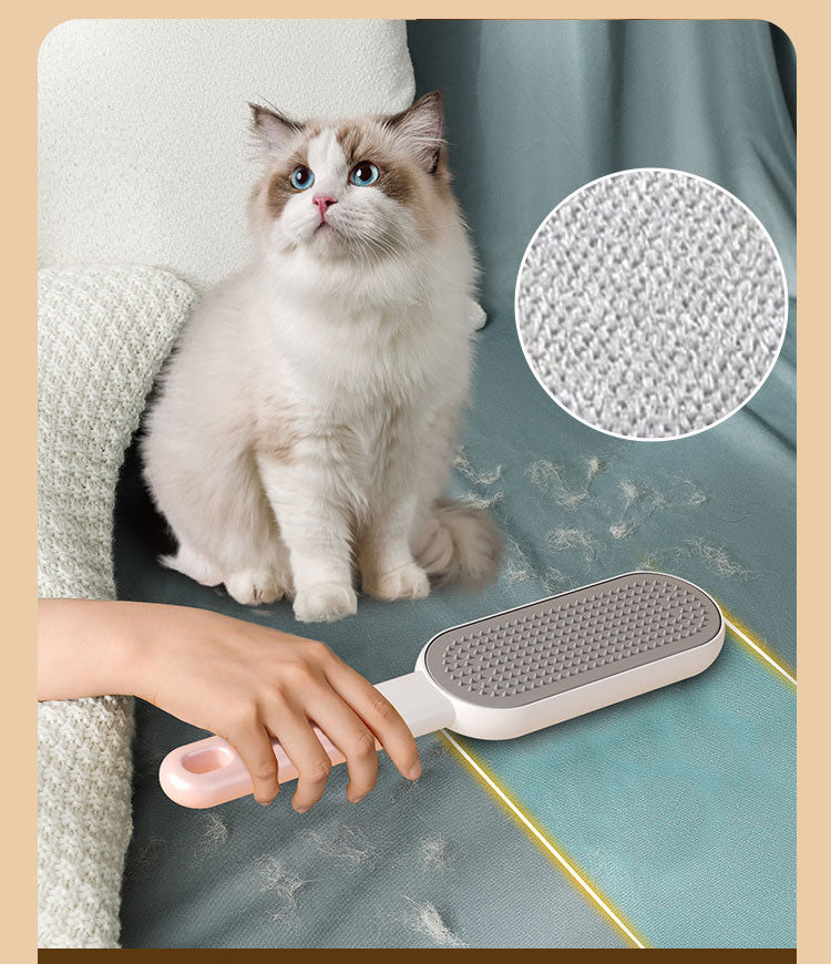 Double-Sided Pet Hair Removal Brush – Remove Dog & Cat Hair from Clothes, Furniture, Couch, Car, Carpet, Laundry, and Upholstery Easily and Effectively